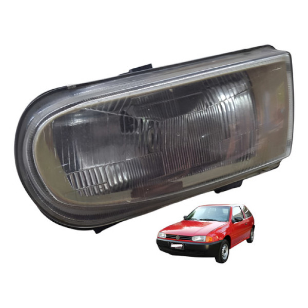 Farol Esquerdo  Gol G2 Bola  1.0 8v 1999 Esquerdo/motorista