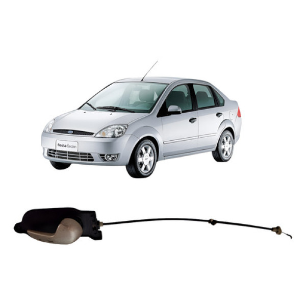 Macaneta Interna Lado Direito Ford Fiesta 1.6 8v Zetec Traseira