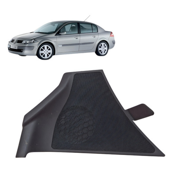 Tela Auto Falante Dianteira Direita Renault Megane 2008 1.6 Cinza-escuro