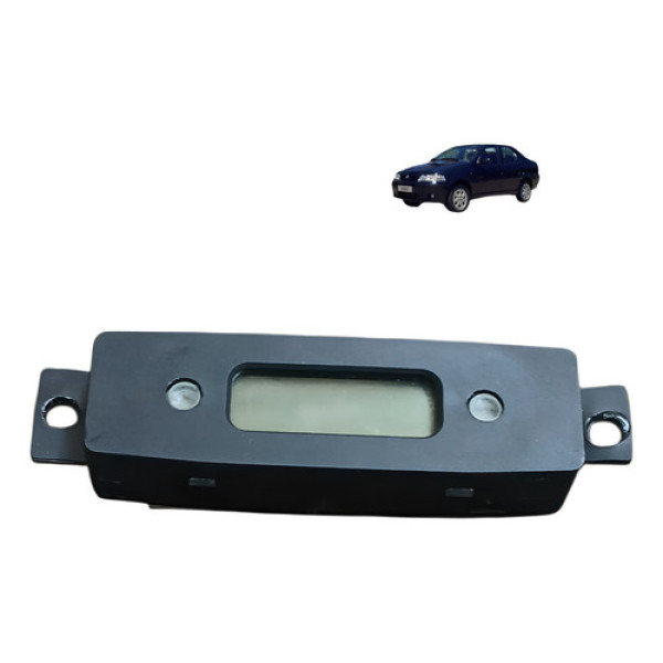 Relogio Central Painel Fiat Palio Siena 1.3 8v 2003 2004 Azul-escuro
