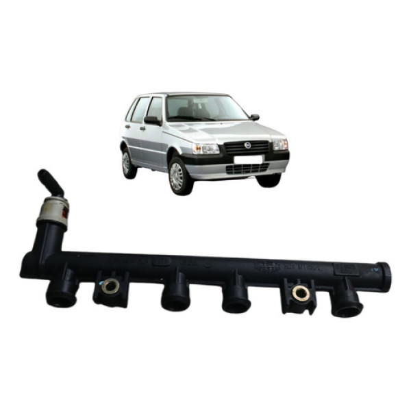 Flauta Bico Injetor Fiat Uno 1.0 2005 2010