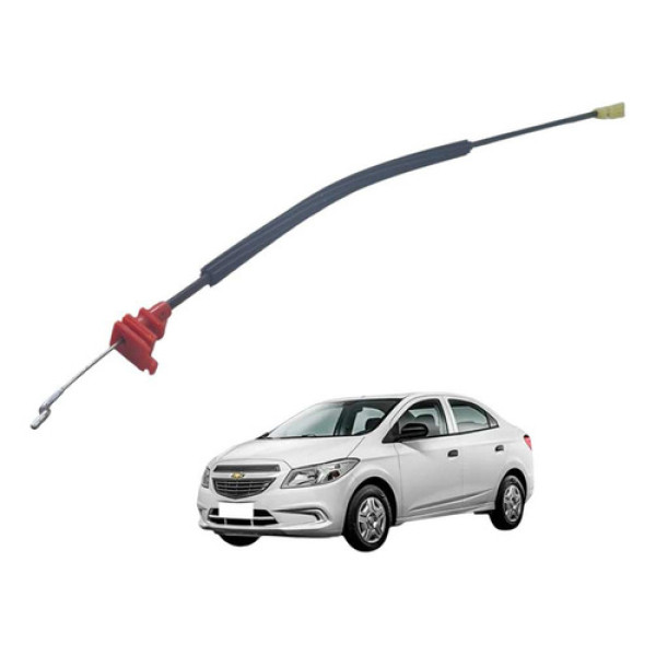 Cabo Fechadura Dianteira Esquerda Chevrolet Prisma 1.4 2017 Preto
