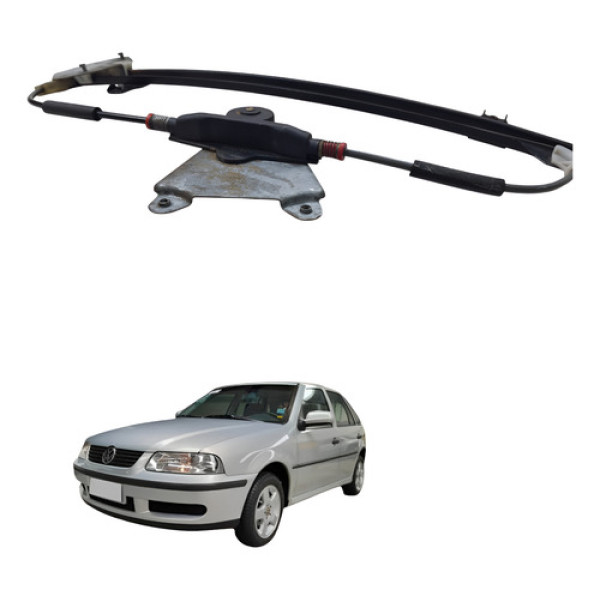 Maquina Vidro Traseira Esquerda Volkswagen Gol G3 1999 4p Preto