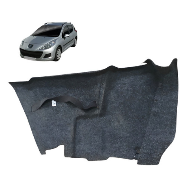 Forro Traseiro Esquerdo Porta Mala Peugeot Sw 207 1.4 2010