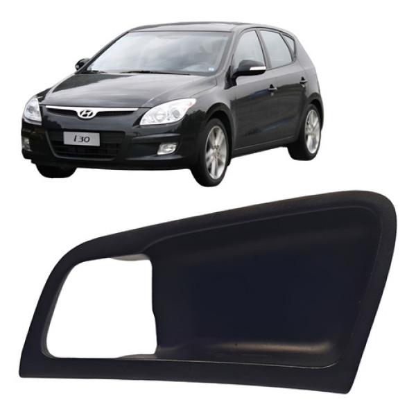 Moldura Macaneta Interna Diant Esquerda Hyundai I30 2010 Dianteira