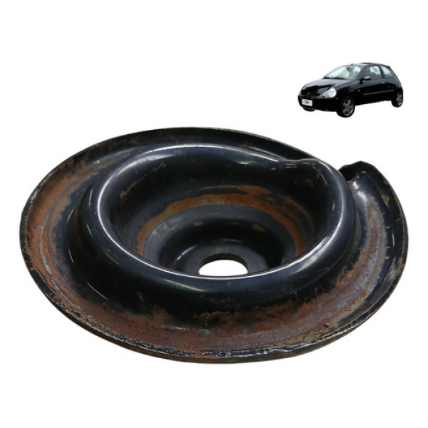 Prato Amortecedor Mola Direito Ford Ka 1.0 2p 2004 2007 Preto