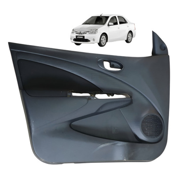 Forro Porta Dianteira Esquerda Toyota Etios 1.5 2015 Preto