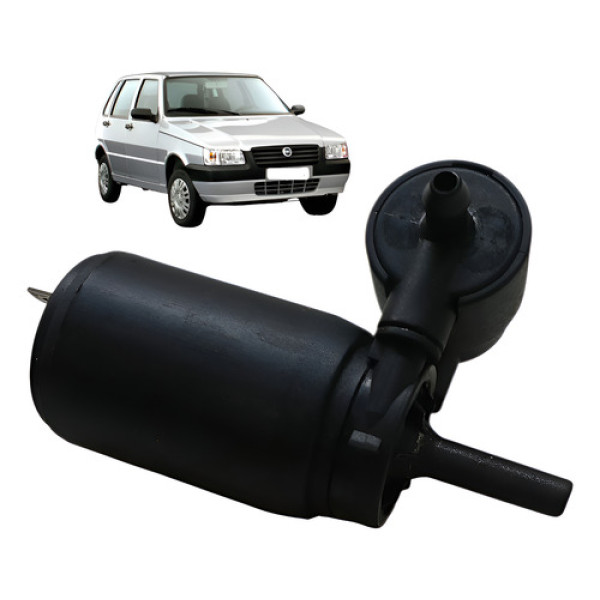Bomba Esguicho Limpador Parabrisa Fiat Uno 1.0 2005 - Preto