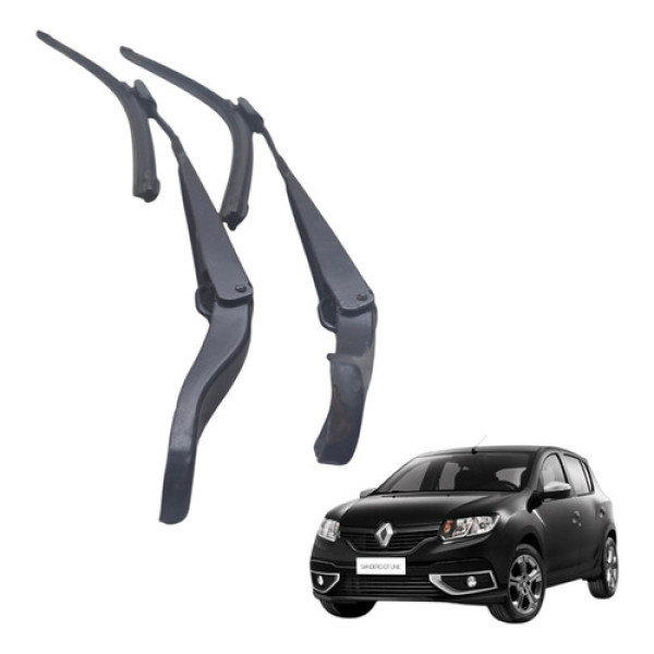 Par Limpador Parabrisa Renault Sandero 1.6 8v 2016 2019 Esquerdo