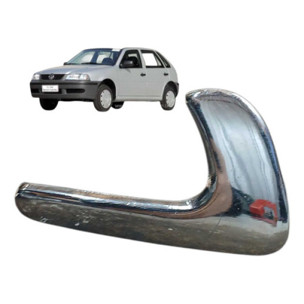 Macaneta Direita Ferro Volkswagen Gol G3 2003 2004 Prata Dianteira