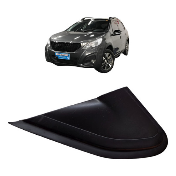 Moldura Retrovisor Esquerda Peugeot 2008 1.6 2020 Preto