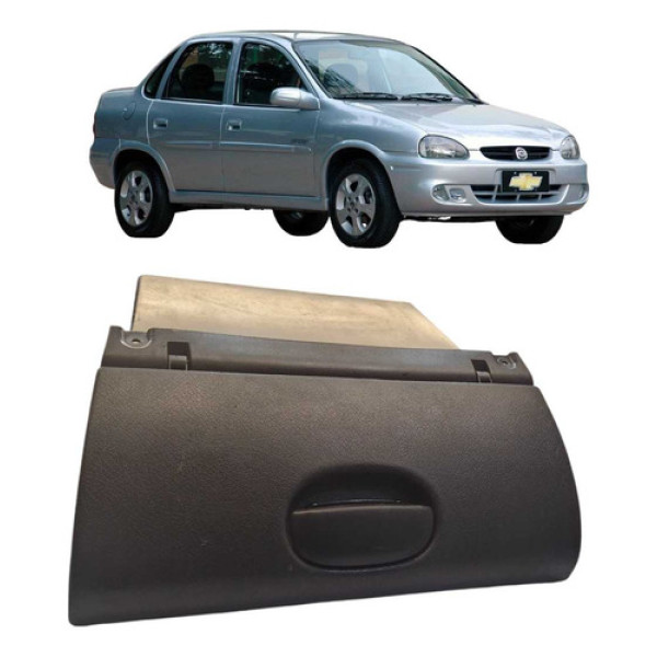 Tampa Porta Luvas Completo Chevrolet Corsa 1999 2000 2002