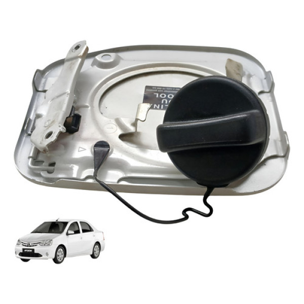 Tampa Portinhola Tanque Toyota Etios 1.5 2015 Branco