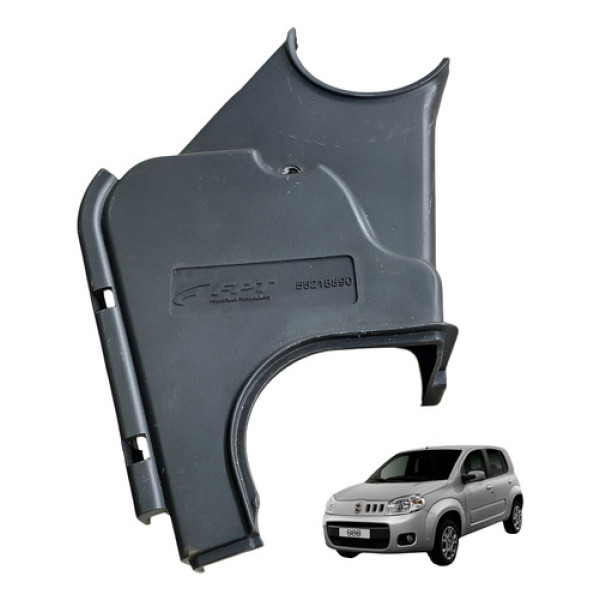 Tampa Protetor Correia Dentada Fiat Uno Vivace 1.0 2010 2015 Preto