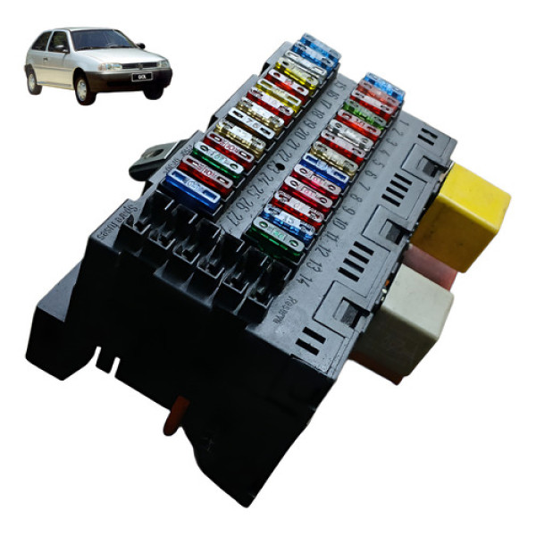 Caixa Fusivel Rele Volkswagen Gol G2 1.0 2p Cht 1996