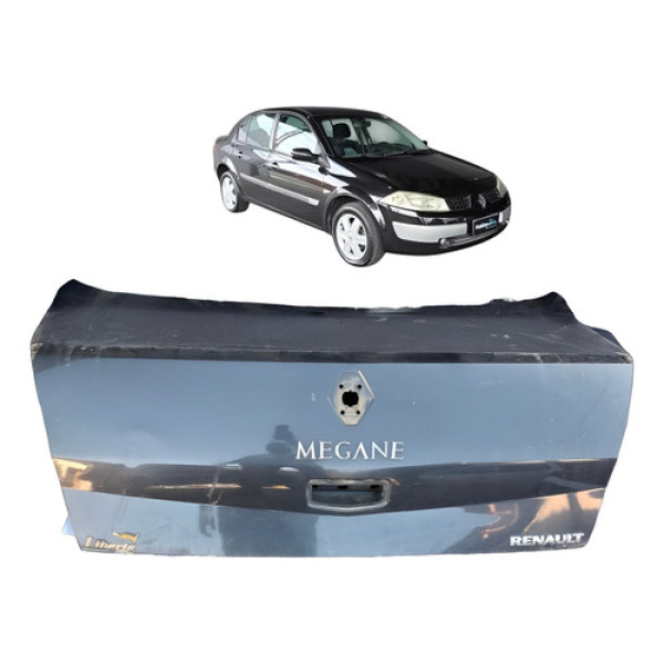 Tampa Traseira Renualt Megane 2008 1.6 16v Cinza-escuro