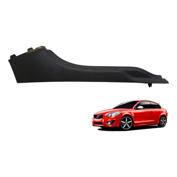 Soleira De Porta Dianteira Esquerda Volvo C30 2007 Preto