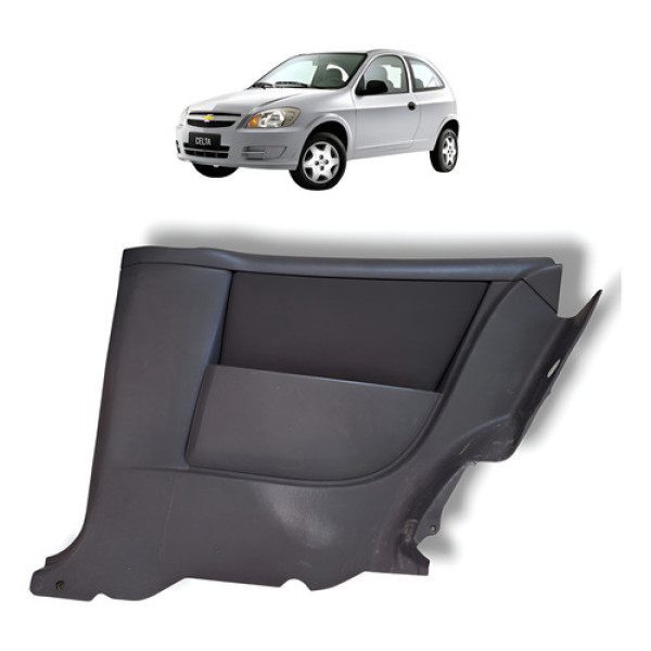 Forro Lateral Traseiro Direito Celta 2p 1.0 2011 Preto