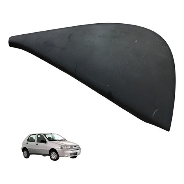 Moldura Retrovisor Esquerdo Fiat Palio 1.0 2003 Preto