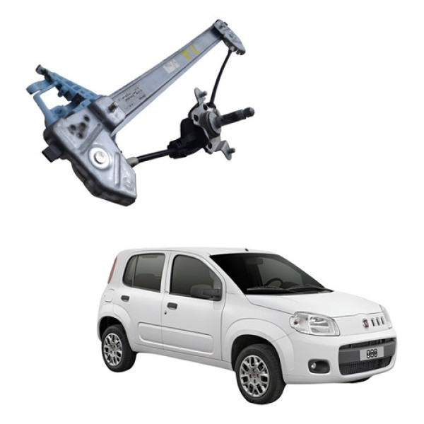 Maquina Vidro Traseira Direita Fiat Uno Vivace 1.0 2010 2015