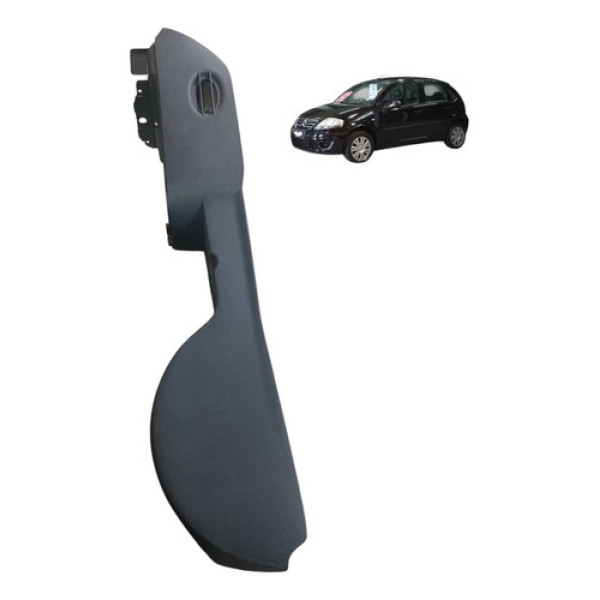 Console Central Citroen C3 1.4 8v 2011 2012 Preto