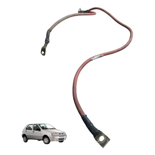 Cabo Bateria Positivo Fiat Palio 1.0 4p 8v 2003 2004 Vermelho