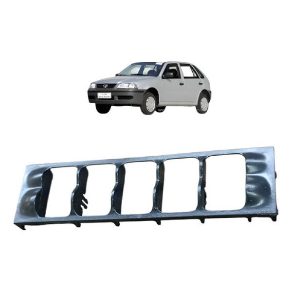 Moldura Central Painel Botao Volkswagen Gol G3 2003 2004
