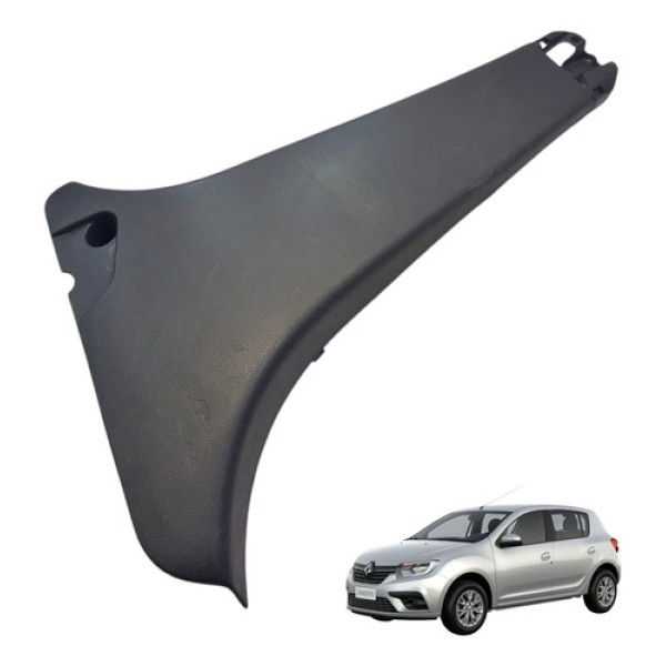Moldura Central Coluna Esquerda Renault Sandero 1.0 3cc 2020
