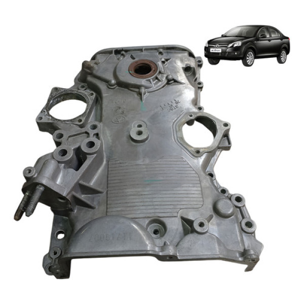 Tampa Motor Bomba Oleo Jac J3 Turin 1.4 2011 Cinza