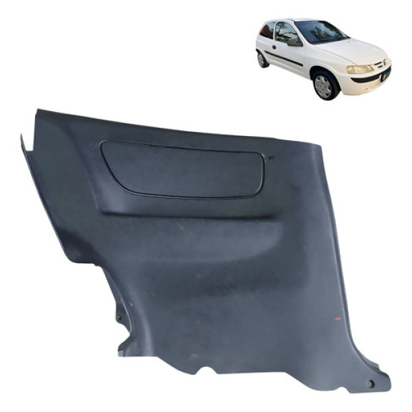 Forro Lateral Porta Traseiro Esquerdo Celta 1.0 2p 2003 2004 Preto