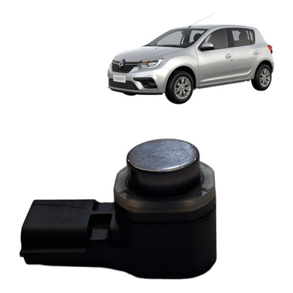 Sensor Estacionamento Renault Sandero 1.0 3cc 2020 Preto