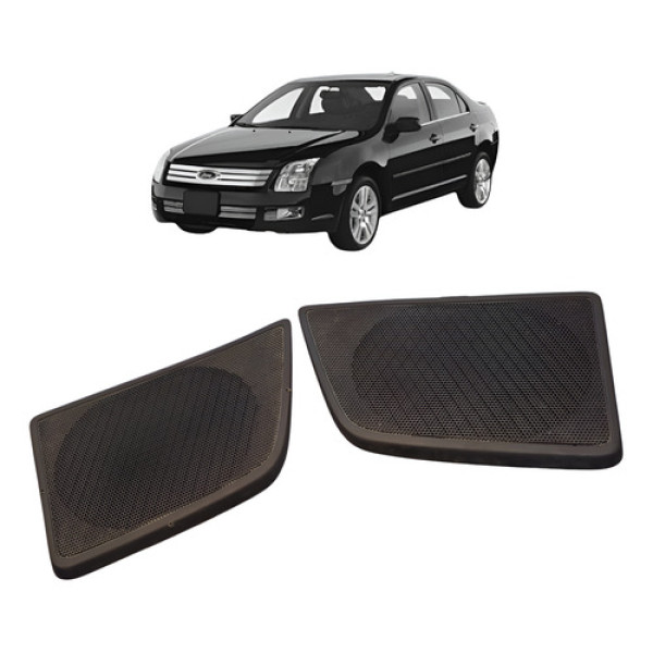 Acabamento Tela Alto Falante Ford Fusion 2.3 2007 2008 2009 Preto