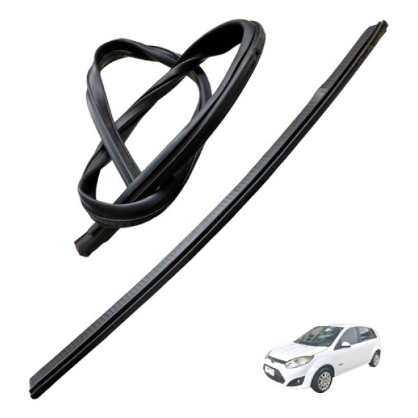 Kit Pestana Traseira Direita Ford Fiesta 1.6 2011 2012 Preto