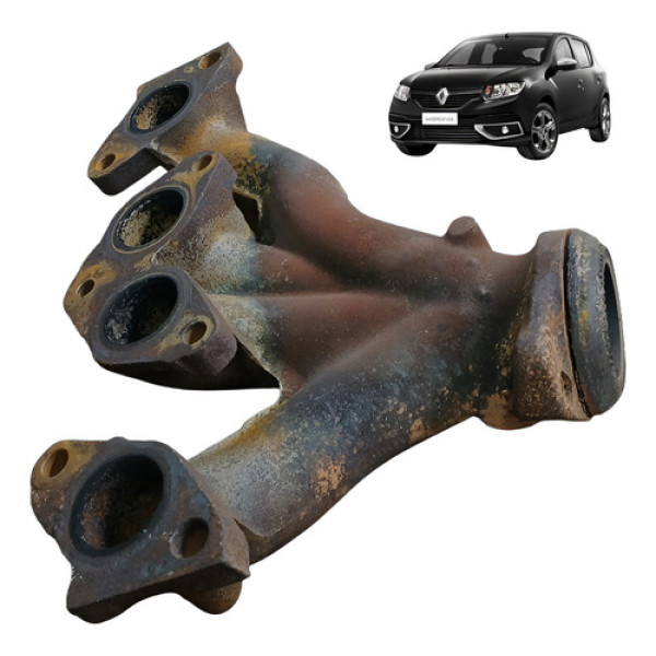 Coletor Escape Renault Sandero 1.6 8v 2016 2019