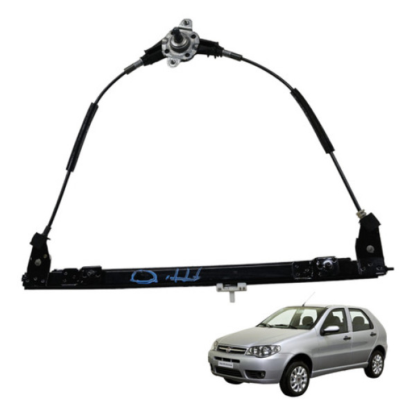 Maquina De Vidro Dianteira Esquerda Palio 2p 2010