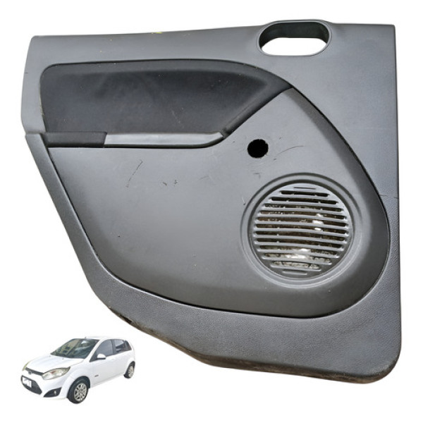 Forro Porta Traseira Esquerda Ford Fiesta 1.6 Preto