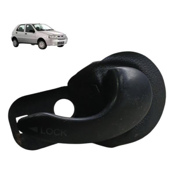 Macaneta Dianteira Direita Fiat Palio 1.0 4p 8v 2003 2004 Preto Dianteira