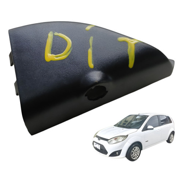 Moldura Retrovisor Direito Ford Fiesta 1.6 2011 2012 Preto