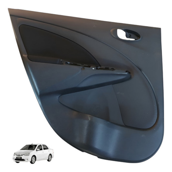 Forro Porta Traseira Esquerda Toyota Etios 1.5 2015 Preto