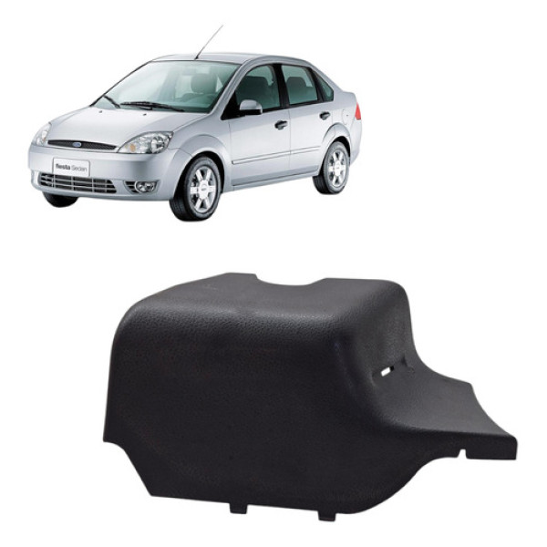 Moldura Coluna Banco Traseiro Ford Fiesta Sedan 2007 1.6 8v