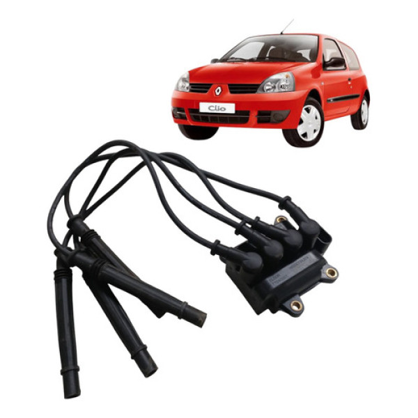 Conector Bobina Ignicao Renault Clio 1.0 2010