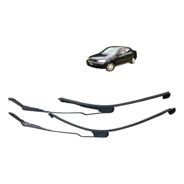 Par Braco Limpador Parabrisa Chevrolet Astra Gl 1.8 1999 Esquerdo