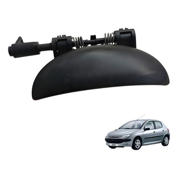 Macaneta Traseira Direita Externa Peugeot 206 2004 Traseira