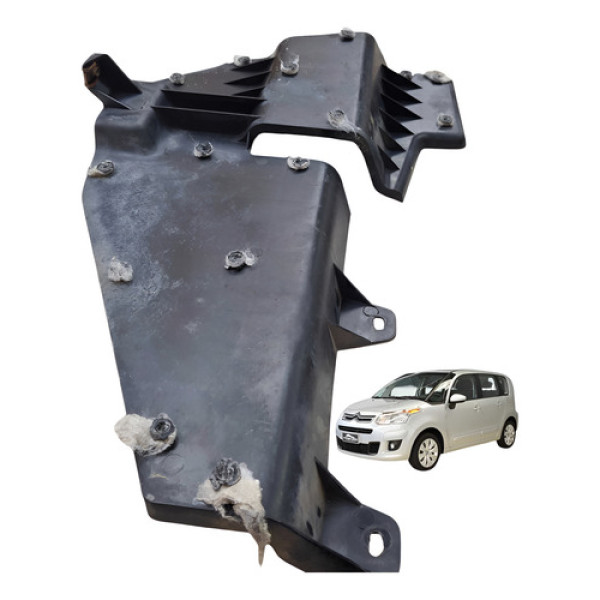 Moldura Parabarro Traseiro Direito Citroen C3 2011 1.6 2012