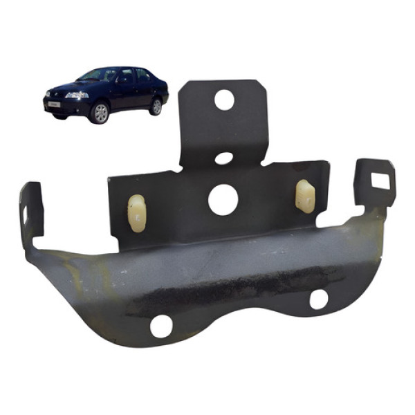 Suporte Placa Console Fiat Siena 1.3 2003 2004