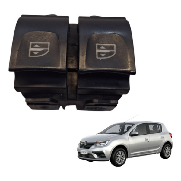 Botao Vidro Dianteiro Esquerdo Renault Sandero 1.0 3cc 2020