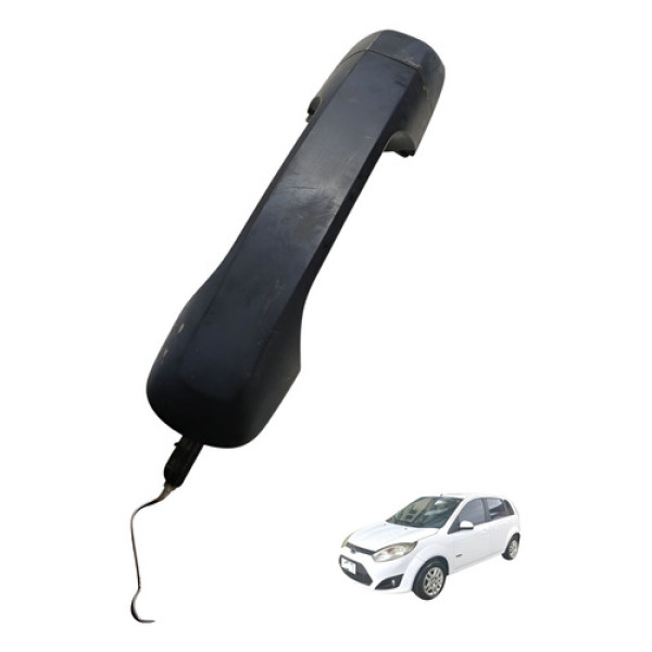 Macaneta Traseira Esquerda Ford Fiesta 1.6 2011 Preto Traseira