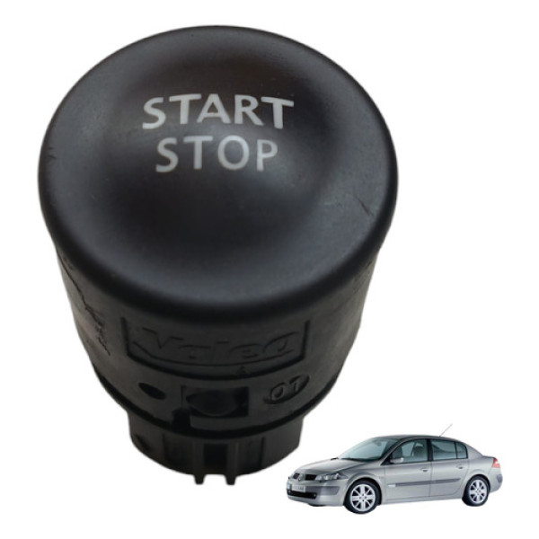 Botao Start Iniciar Renault Megane 1.6 16v 2012