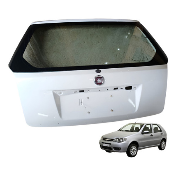 Tampa Traseira Porta Mala Fiat Palio 2010 Branco