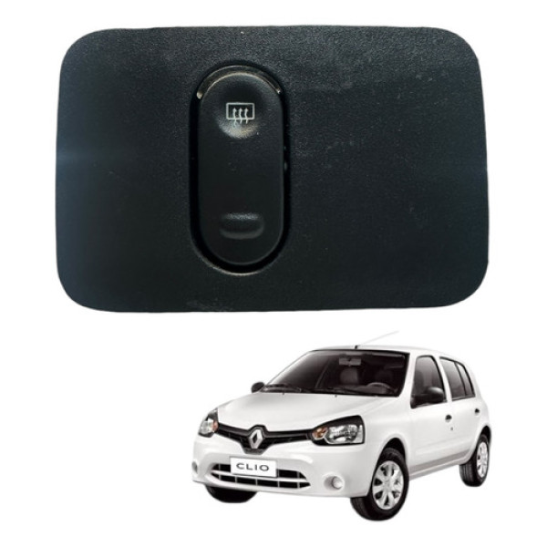 Moldura Botao Desembacador Renault Clio 2014